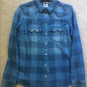 Blue Flannel Shirt